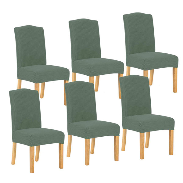 Mercer41 Box Cushion Dining Chair Slipcover Wayfair